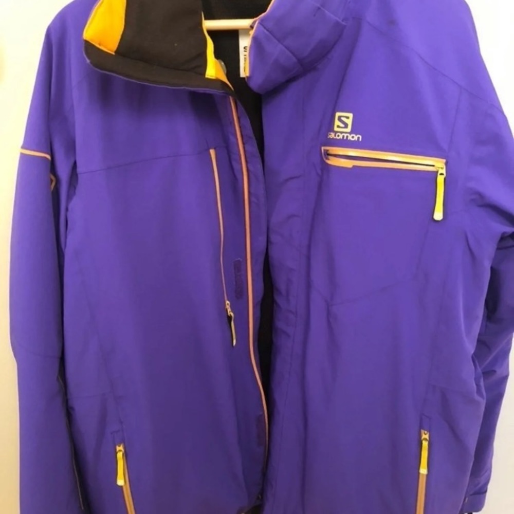 Men’s ski jacket purple xl